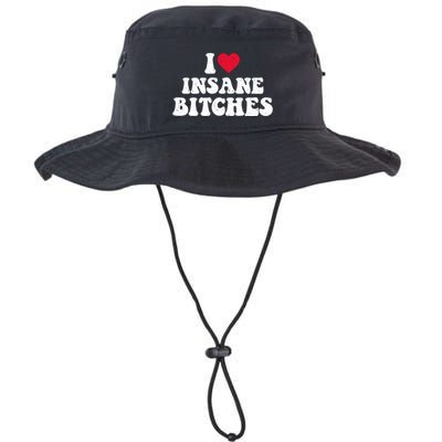 I Love Insane Bitches Funny Sarcastic Bucket Hat