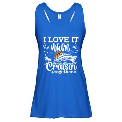 I Love It When Were Cruisin Together Cruising Ocean Life Gift Ladies Essential Flowy Tank