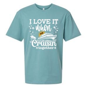 I Love It When Were Cruisin Together Cruising Ocean Life Gift Sueded Cloud Jersey T-Shirt