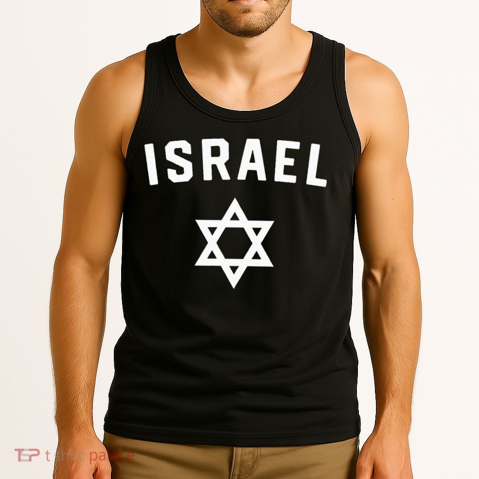 I Love Israel Minimalist Israeli Flag Tank Top