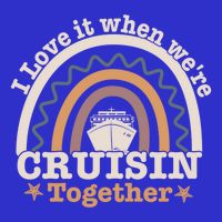I Love It When Were Cruisin Together Funny Cruise Rainbow Great Gift 16 in Basic Backpack