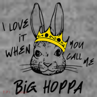 I Love It When You Call Me Big Hoppa Bunny Easter Day Funny Sustainable Beanie