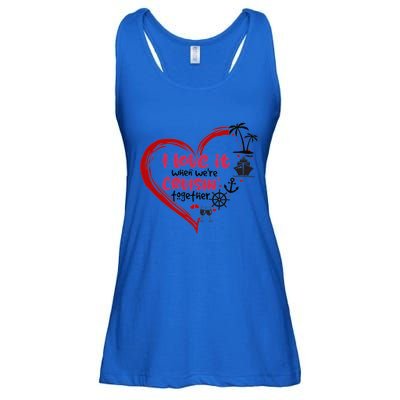 I Love It When Were Cruisin Together Heart Summer Vacation Cool Gift Ladies Essential Flowy Tank