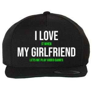 I Love It When My Friend Lets Me Play Video Games Meaningful Gift Wool Snapback Cap