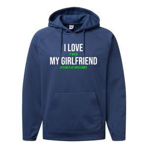 I Love It When My Friend Lets Me Play Video Games Meaningful Gift Performance Fleece Hoodie