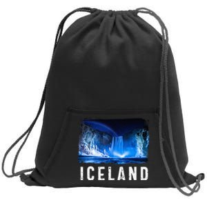 Iceland Lover Iceland Tourist Visiting Iceland Sweatshirt Cinch Pack Bag