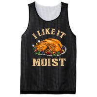 I Like It Moist Funny Thanksgiving Turkey Leg Day Mesh Reversible Basketball Jersey Tank