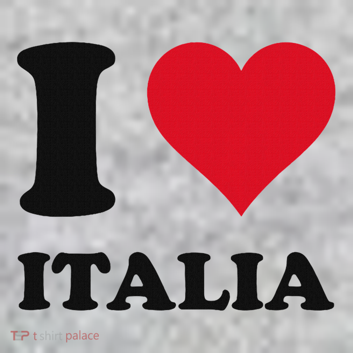I Love Italia Italian Pride Design Tall T-Shirt