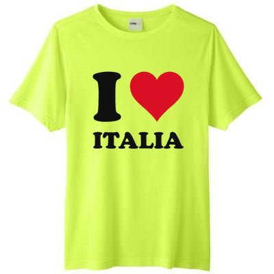 I Love Italia Italian Pride Design Tall Fusion ChromaSoft Performance T-Shirt