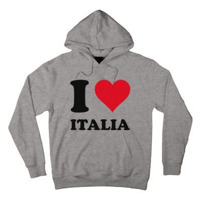 I Love Italia Italian Pride Design Tall Hoodie