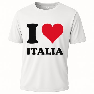 I Love Italia Italian Pride Design Performance Shirt