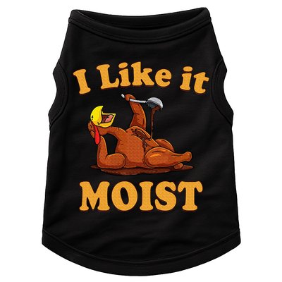 I LIKE IT MOIST Funny Thanksgiving Foods Family Group Set Doggie Tank