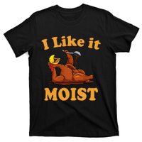 I LIKE IT MOIST Funny Thanksgiving Foods Family Group Set T-Shirt