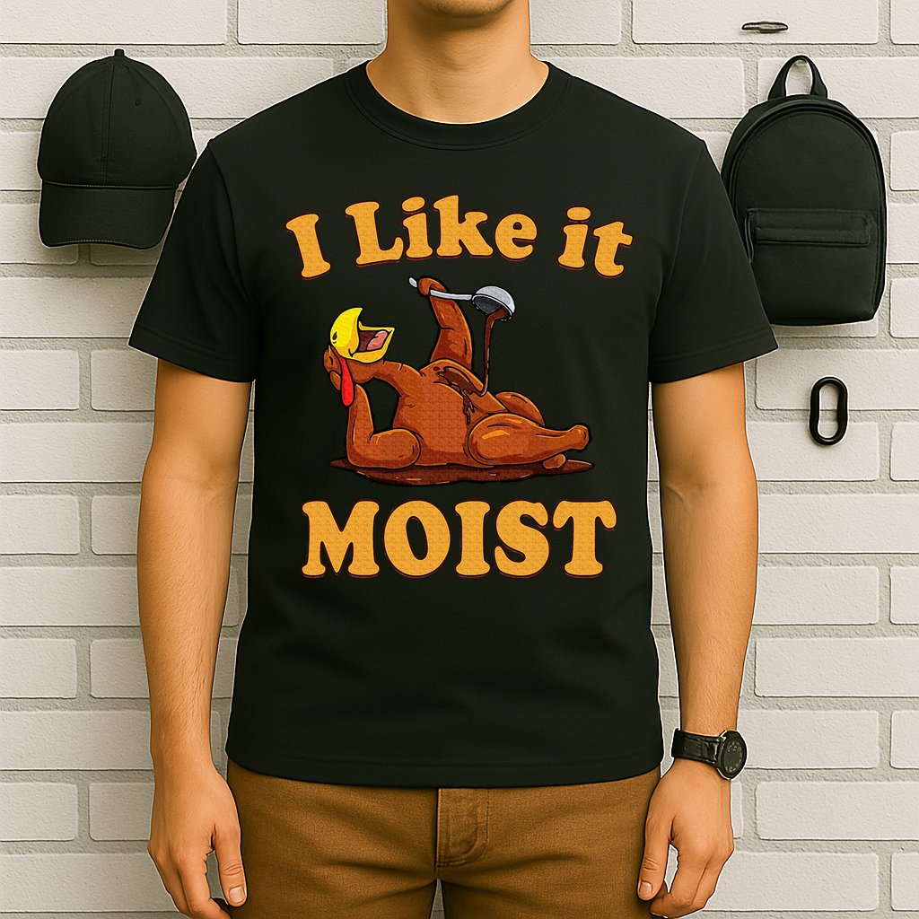 I LIKE IT MOIST Funny Thanksgiving Foods Family Group Set T-Shirt