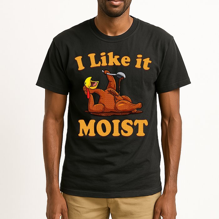I LIKE IT MOIST Funny Thanksgiving Foods Family Group Set Tall T-Shirt