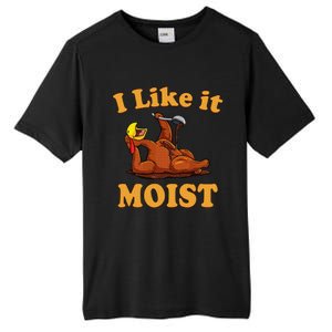 I LIKE IT MOIST Funny Thanksgiving Foods Family Group Set Tall Fusion ChromaSoft Performance T-Shirt