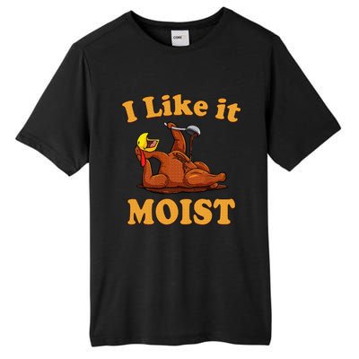 I LIKE IT MOIST Funny Thanksgiving Foods Family Group Set Tall Fusion ChromaSoft Performance T-Shirt