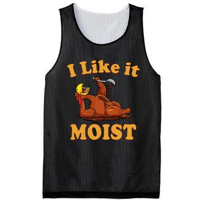 I LIKE IT MOIST Funny Thanksgiving Foods Family Group Set Mesh Reversible Basketball Jersey Tank