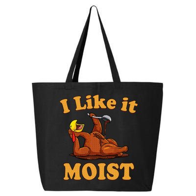 I LIKE IT MOIST Funny Thanksgiving Foods Family Group Set 25L Jumbo Tote