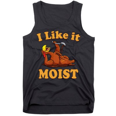 I LIKE IT MOIST Funny Thanksgiving Foods Family Group Set Tank Top