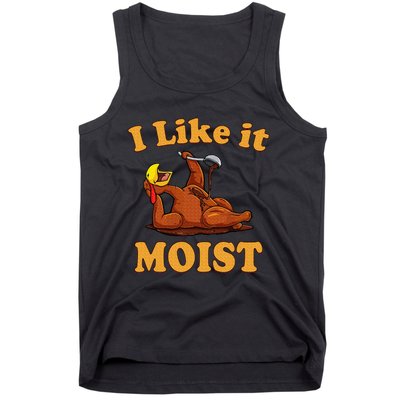 I LIKE IT MOIST Funny Thanksgiving Foods Family Group Set Tank Top