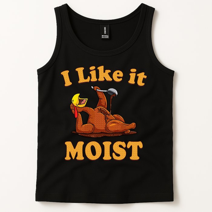 I LIKE IT MOIST Funny Thanksgiving Foods Family Group Set Tank Top