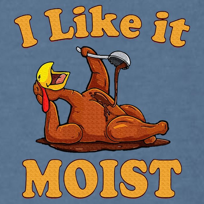 I LIKE IT MOIST Funny Thanksgiving Foods Family Group Set Garment-Dyed Sweatshirt
