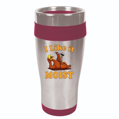 I LIKE IT MOIST Funny Thanksgiving Foods Family Group Set 16oz Travel Tumbler