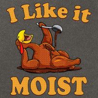 I LIKE IT MOIST Funny Thanksgiving Foods Family Group Set Cotton Canvas Backpack