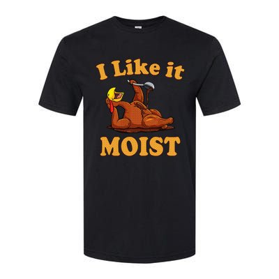 I LIKE IT MOIST Funny Thanksgiving Foods Family Group Set Softstyle CVC T-Shirt