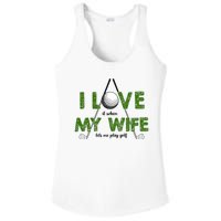 I Love It When My Wife Let's Me Play Golf Ladies PosiCharge Competitor Racerback Tank