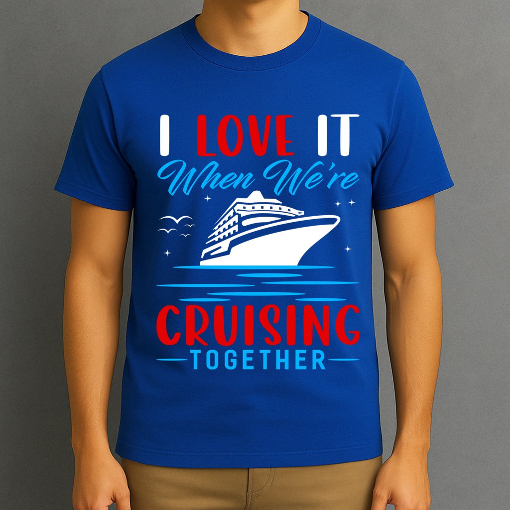 I Love It When We're Cruisin Together Gift Funny Cruise Gift T-Shirt
