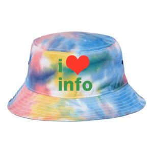 I Love Info Tie Dye Newport Bucket Hat