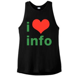 I Love Info Ladies PosiCharge Tri-Blend Wicking Tank