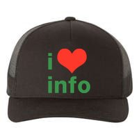 I Love Info Yupoong Adult 5-Panel Trucker Hat