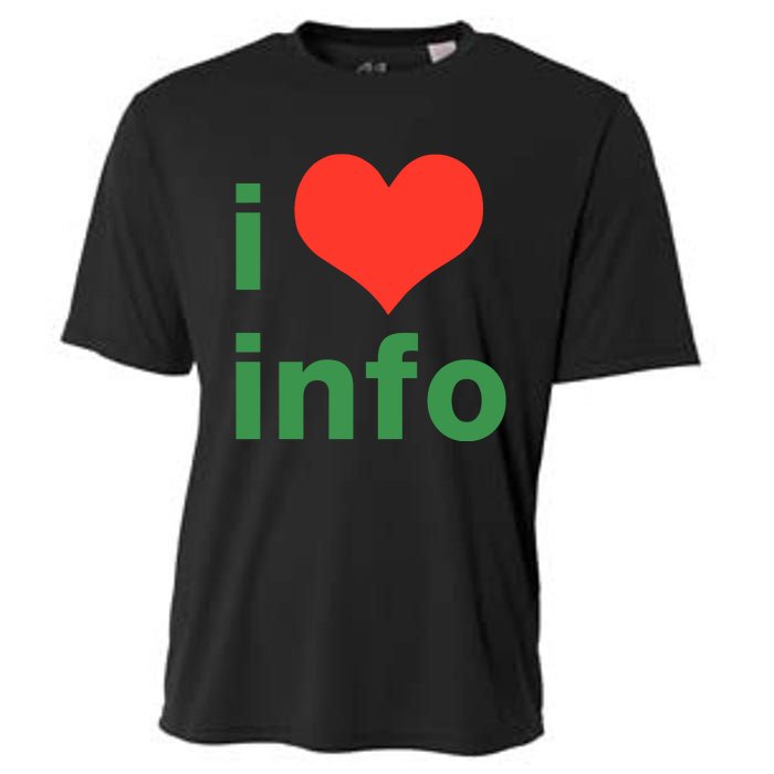 I Love Info Cooling Performance Crew T-Shirt