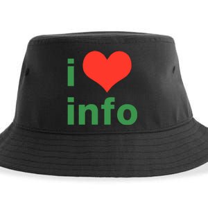 I Love Info Sustainable Bucket Hat