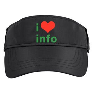 I Love Info Adult Drive Performance Visor