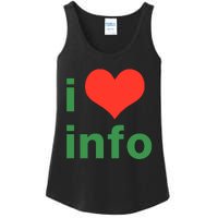 I Love Info Ladies Essential Tank