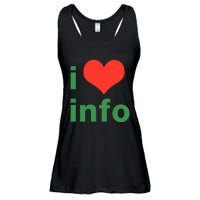 I Love Info Ladies Essential Flowy Tank