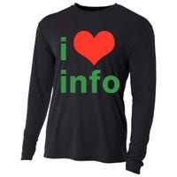 I Love Info Cooling Performance Long Sleeve Crew