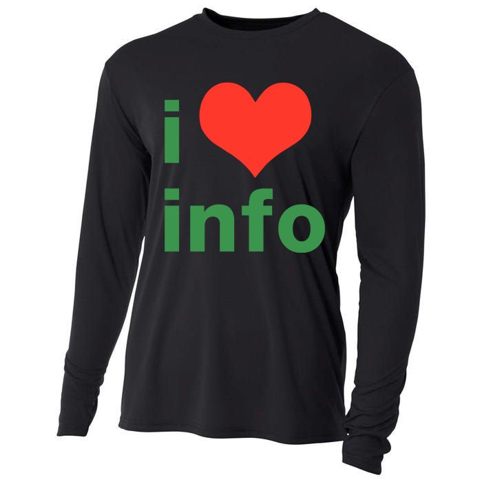 I Love Info Cooling Performance Long Sleeve Crew