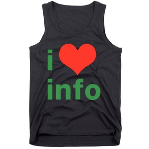 I Love Info Tank Top