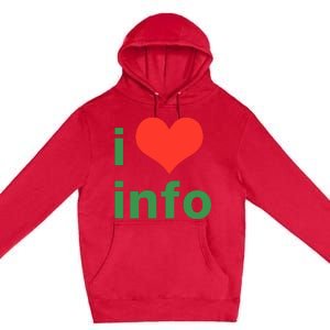 I Love Info Premium Pullover Hoodie