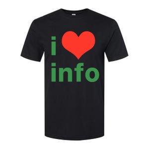 I Love Info Softstyle CVC T-Shirt