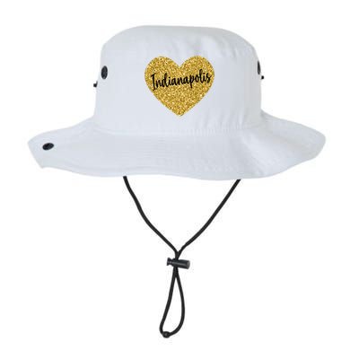 I Love Indianapolis Indiana Usa Cool Gift Legacy Cool Fit Booney Bucket Hat