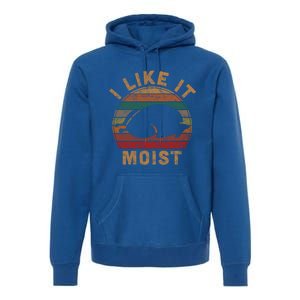 I Like It Moist Thanksgiving Pilgrim Costume Turkey Day Gift Premium Hoodie