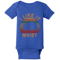 I Like It Moist Thanksgiving Pilgrim Costume Turkey Day Gift Baby Bodysuit