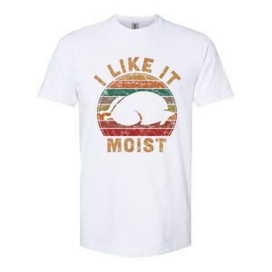 I Like It Moist Thanksgiving Pilgrim Costume Turkey Day Gift Softstyle CVC T-Shirt