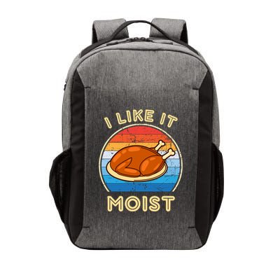 I Like It Moist Funny Thanksgiving Costume Turkey Leg Day Vector Backpack